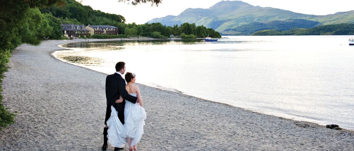 Lodge on Loch Lomond Wedding Outdoor Setting
