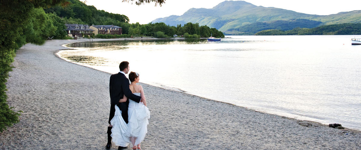 Lodge on Loch Lomond Wedding Outdoor Setting