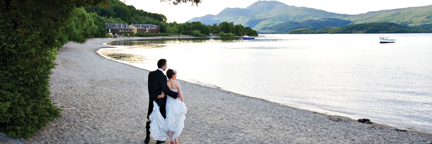 Lodge on Loch Lomond Wedding Outdoor Setting
