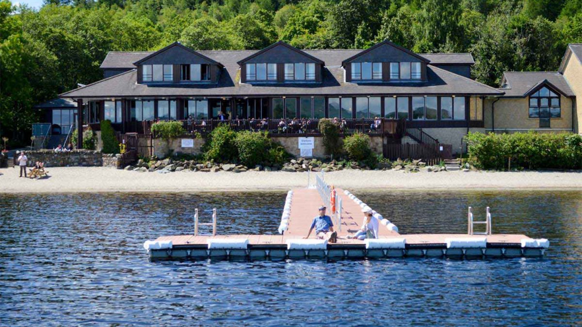 Loch Lomond Jetty at Lodge on Loch Lomond