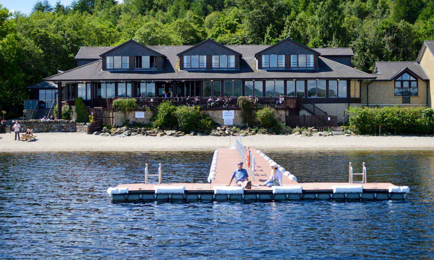 Loch Lomond Jetty at Lodge on Loch Lomond