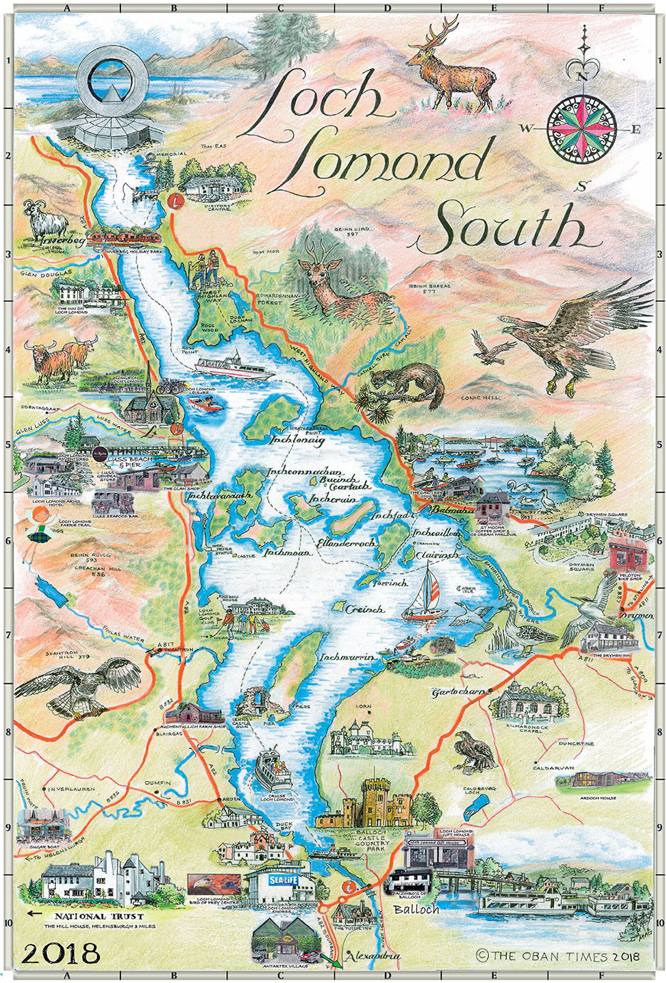 Loch Lomond Map