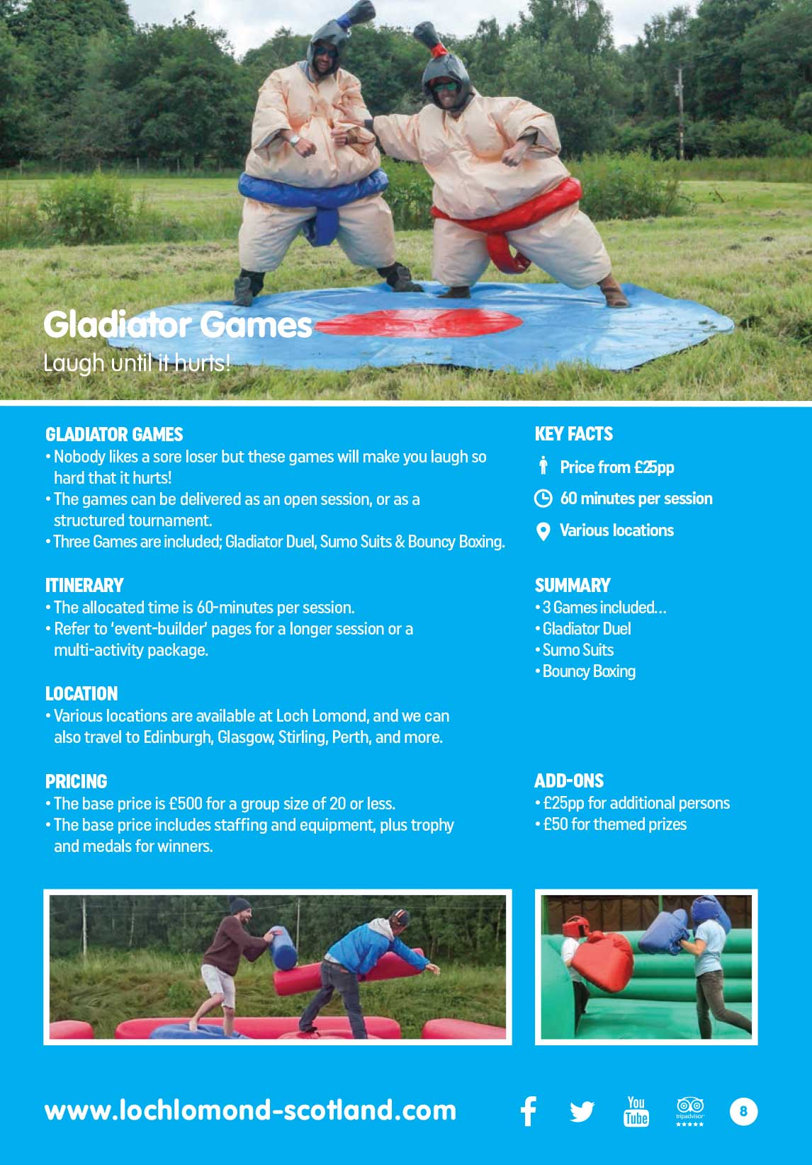 Loch Lomond Leisure 2018 Booklet