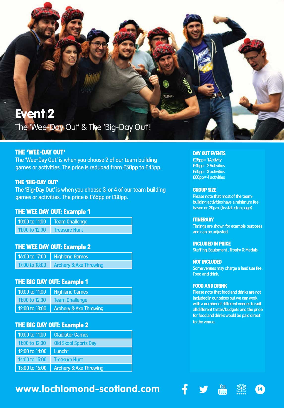 Loch Lomond Leisure 2018 Booklet