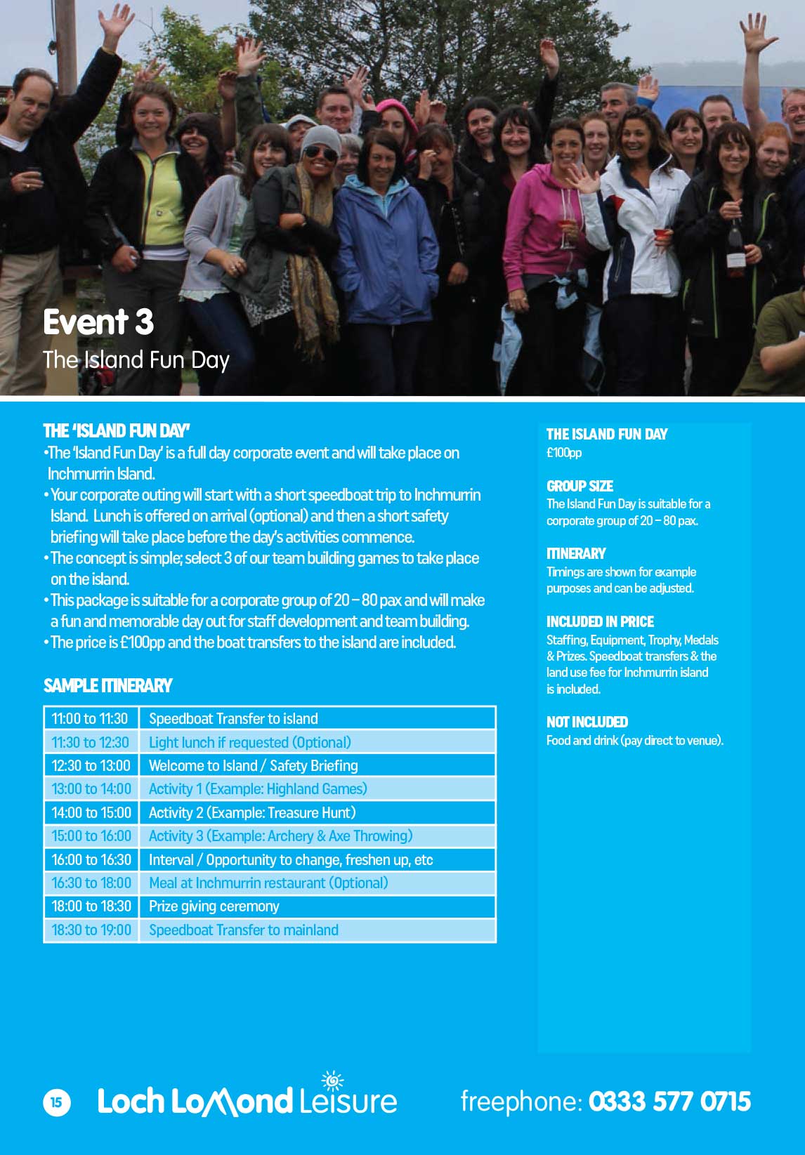 Loch Lomond Leisure 2018 Booklet