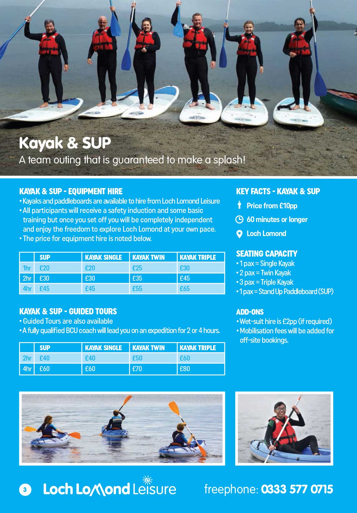 Loch Lomond Leisure 2018 Booklet