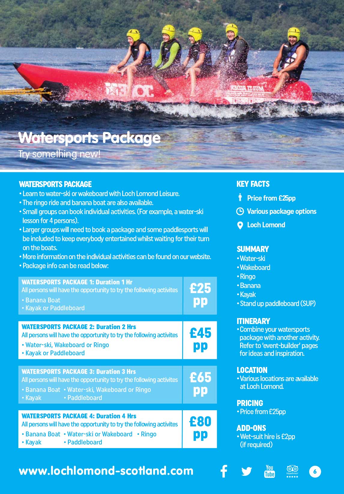 Loch Lomond Leisure 2018 Booklet