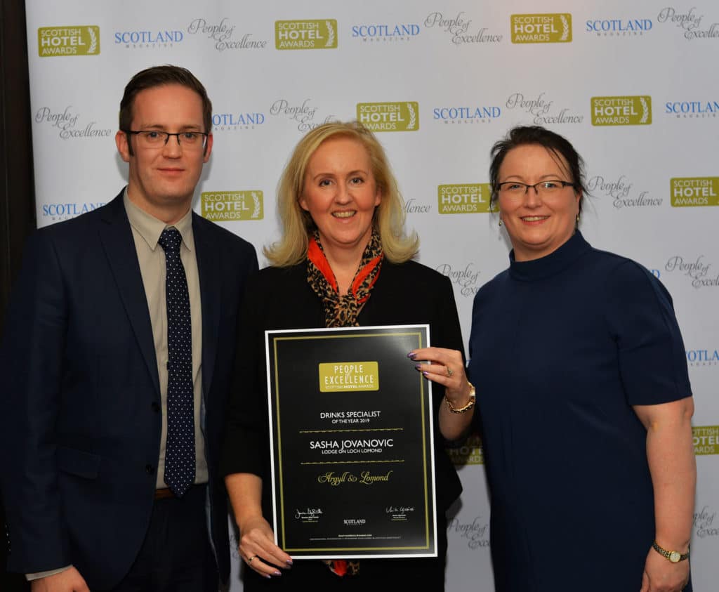PoE_Drinks Specialist_Lodge_on_Loch_Lomond Sasha Jovanovic β Drinks Specialist of the year 2019